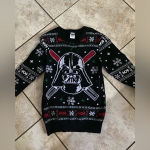 Unisex Star Wars S Darth Vader Christmas Sweater; Good Condition
